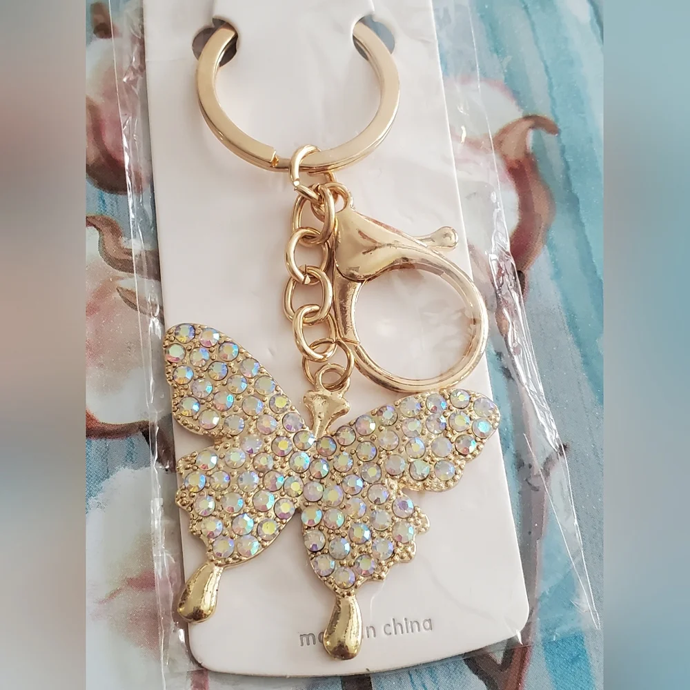 Bag Charm Keychain - Starfish, Dolphin & Butterfly NIP - Picture 5 of 5